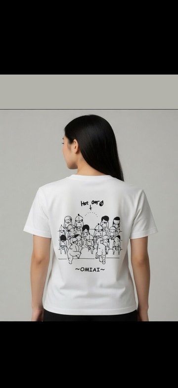 Tシャツ 女性 裏